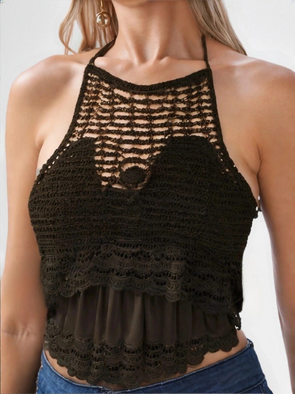 Top uncinetto wan88506