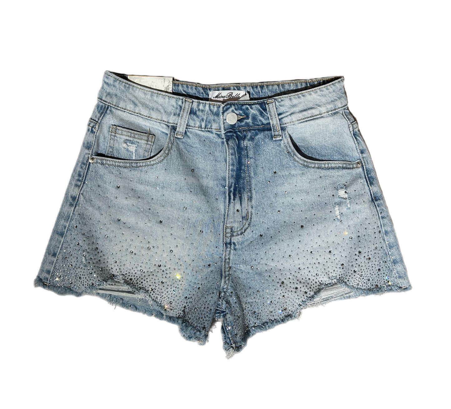 Shorts jeans con strass dar2688