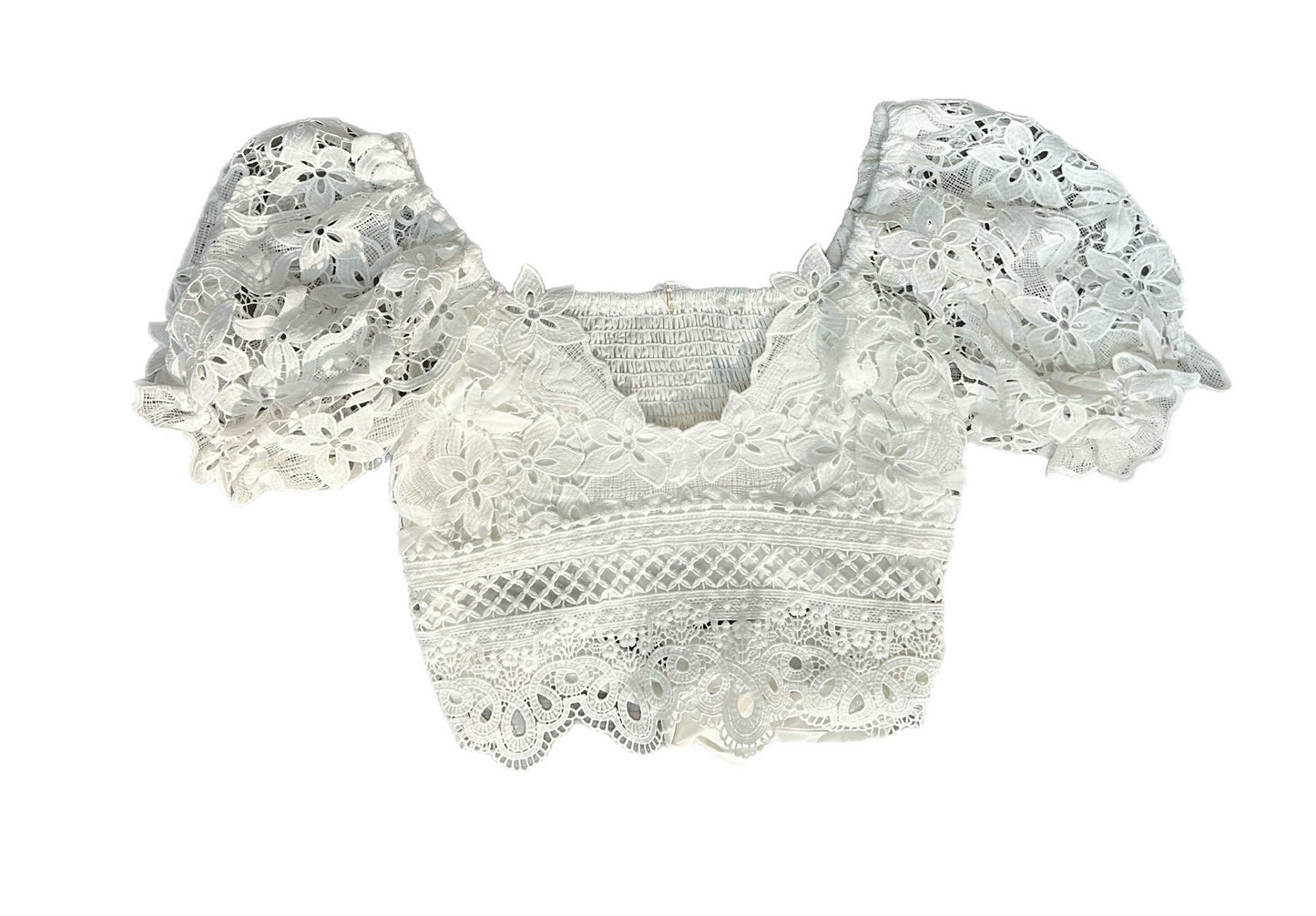 Top pizzo scollo a cuore wan4851